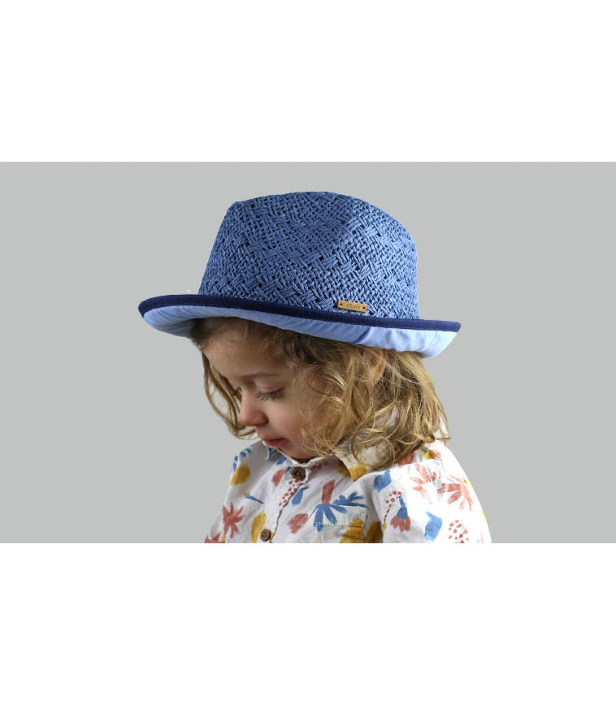 Kinder Trilby blau Wali Hat Kids blue Kinder Trilby blau Wali Hat Kids blue